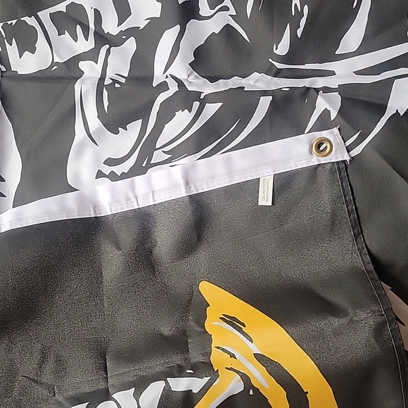 Large 5 o'clock skeleton flag - Picture 5 of 5